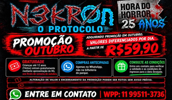 Parceria do SEAAC com o Hopi Hari oferece descontos para ingressos individuais no mês de Outubro